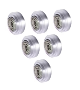 ROLKA V-SLOT VSLOT 24mm XTREME 6szt DO PROWADNICY WÓZKA CNC 3D ZESTAW 