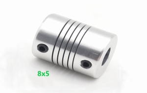 SPRZĘGŁO ELASTYCZNE SZTYWNE BEZLUZOWE MOCNE 20x25 mm OTWORY 8x5 mm NEMA