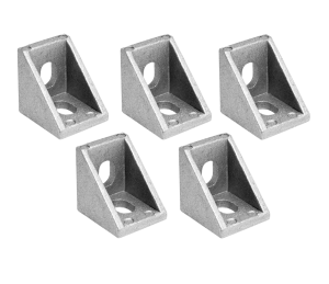 NAROŻNIK 90 STOPNI OPENBUILDS V-SLOT 5szt. SREBRNY