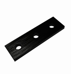PŁYTA PŁYTKA ALUMINIOWA CZARNA ZAŚLEPKA  ŁĄCZNIK DO PROFILI V-SLOT 60x18x4