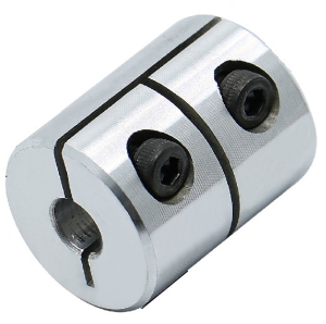 SPRZĘGŁO STAŁE SZTYWNE 20x25 mm OTWORY 6,35x8 BEZLUZOWE MOCNE