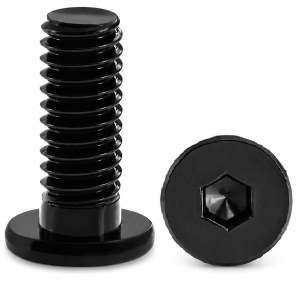 ŚRUBA ŚRUBKA M5x12 mm V-SLOT T-SLOT M5 12 mm CZARNA Z PŁASKIM ŁBEM - 25 szt