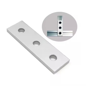 PŁYTA PŁYTKA ALUMINIOWA ŁĄCZNIK DO PROFILI V-SLOT VSLOT 60x18x4 ZAŚLEPKA